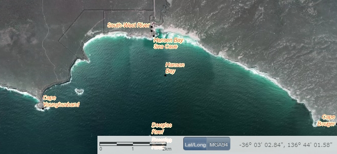 Property Location Browser - Hanson Bay, Kangaroo Island