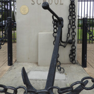 Le Fevre High School - Admiralty anchor - cnr Hart St & Swan Tce - Photo by Dan Monceaux